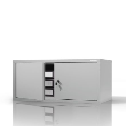 JAN NOWAK EWA Compact Felső szekrényelem öltözőszekrényhez – 800 x 380 x 400 mm, szürke