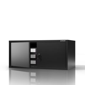   JAN NOWAK EWA Compact Felső szekrényelem öltözőszekrényhez – 800 x 380 x 400 mm, fekete