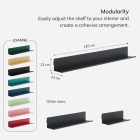 JAN NOWAK JOANNE Fali polc 1200 mm, antracit