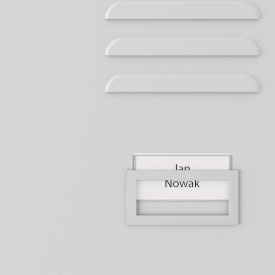   JAN NOWAK Névjegykártyavédő Betét, 80 X 40 mm, 10 Darabos Készlet