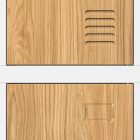 JAN NOWAK IGOR fém öltözőszekrény, 6 rekeszes, 900x1850x450,  fehér-aranytölgy