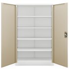 JAN NOWAK JAN II fém iratszekrény 1150x1850x400, Fehér - Arany tölgy