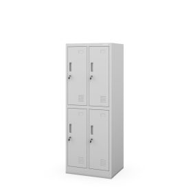   JAN NOWAK BARTUS 2 Plus pléh öltözőszekrény, 4 rekeszes, 559 × 1500 × 450 mm