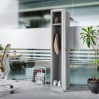 JAN NOWAK KACPER II 1 Plus öltözőszekrény, kétmodulos, 300 × 1800 × 500 mm, szürke