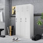 JAN NOWAK KACPER II 1 Plus öltözőszekrény, kétmodulos, 300 × 1800 × 500 mm, szürke