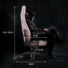 DIABLO X.Eye Prime gamer szék, Normal Size, Akira Pink- rózsaszín