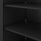 JAN NOWAK JAN II d600 fém iratszekrény 1150x1850x600, fekete