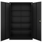 JAN NOWAK JAN II d600 fém iratszekrény 1150x1850x600, fekete