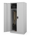 JAN NOWAK DAWID D600 fém öltözőszekrény, tárolószekrény, 900x1850x600 mm, szürke