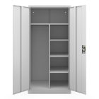 JAN NOWAK DAWID D600 fém öltözőszekrény, tárolószekrény, 900x1850x600 mm, szürke