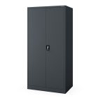 JAN NOWAK DAWID D600 fém öltözőszekrény, tárolószekrény, 900x1850x600 mm, antracit