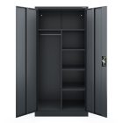 JAN NOWAK DAWID D600 fém öltözőszekrény, tárolószekrény, 900x1850x600 mm, antracit
