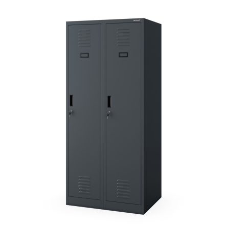 JAN NOWAK KACPER  D600 fém öltözőszekrény, 800x1800x600, modell antracit