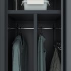 JAN NOWAK KACPER  D600 fém öltözőszekrény, 800x1800x600, modell antracit