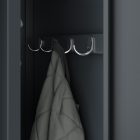 JAN NOWAK KACPER  D600 fém öltözőszekrény, 800x1800x600, modell antracit