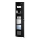 JAN NOWAK ALEX H2200 fém iratszekrény 450x2200x400, fekete