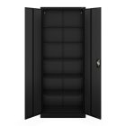 JAN NOWAK JAN H2200 fém iratszekrény és műhelyszekrény 900x2200x400, fekete