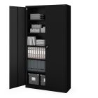 JAN NOWAK JAN II H2200 fém iratszekrény és műhelyszekrény 115x2200x400, fekete