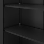 JAN NOWAK JAN II H2200 fém iratszekrény és műhelyszekrény 115x2200x400, fekete