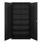 JAN NOWAK JAN II H2200 fém iratszekrény és műhelyszekrény 115x2200x400, fekete