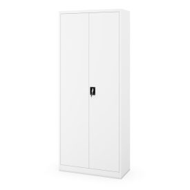   JAN NOWAK DAWID H2200 fém öltözőszekrény, tárolószekrény, 900x2200x450 mm, fehér