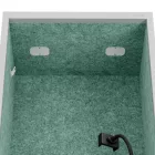 JAN NOWAK SALLY MentalBox hangszigetelt akusztikus fülke 1850 x 600 x 400 mm, szürke-zöld