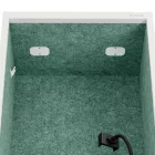 JAN NOWAK SALLY MentalBox hangszigetelt akusztikus fülke 1850 x 600 x 400 mm, fehér-zöld