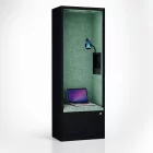 JAN NOWAK SALLY MentalBox hangszigetelt akusztikus fülke 1850 x 600 x 400 mm, fekete-zöld