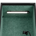 JAN NOWAK SALLY MentalBox hangszigetelt akusztikus fülke 1850 x 600 x 400 mm, fekete-zöld