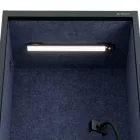 JAN NOWAK SALLY MentalBox hangszigetelt akusztikus fülke 1850 x 600 x 400 mm, antracit-sötétkék