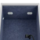 JAN NOWAK SALLY MentalBox hangszigetelt akusztikus fülke 1850 x 600 x 400 mm, szürke-kék