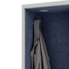 JAN NOWAK SALLY MentalBox hangszigetelt akusztikus fülke 1850 x 600 x 400 mm, szürke-kék