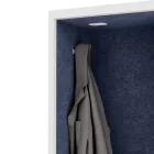 JAN NOWAK SALLY MentalBox hangszigetelt akusztikus fülke 1850 x 600 x 400 mm, fehér-sötétkék