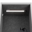 JAN NOWAK SALLY MentalBox hangszigetelt akusztikus fülke 1850 x 600 x 400 mm, szürke-sötétszürke