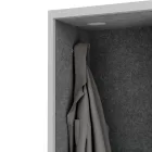 JAN NOWAK SALLY MentalBox hangszigetelt akusztikus fülke 1850 x 600 x 400 mm, szürke-sötétszürke