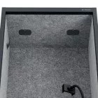 JAN NOWAK SALLY MentalBox hangszigetelt akusztikus fülke 1850 x 600 x 400 mm, antracit-szürke