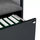 JAN NOWAK SALLY MentalBox hangszigetelt akusztikus fülke 1850 x 600 x 400 mm, antracit-szürke