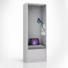 JAN NOWAK SALLY MentalBox hangszigetelt akusztikus fülke 1850 x 600 x 400 mm, szürke-szürke