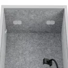JAN NOWAK SALLY MentalBox hangszigetelt akusztikus fülke 1850 x 600 x 400 mm, szürke-szürke