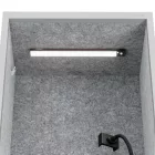JAN NOWAK SALLY MentalBox hangszigetelt akusztikus fülke 1850 x 600 x 400 mm, szürke-szürke