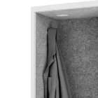 JAN NOWAK SALLY MentalBox hangszigetelt akusztikus fülke 1850 x 600 x 400 mm, fehér-szürke