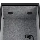 JAN NOWAK SALLY MentalBox hangszigetelt akusztikus fülke 1850 x 600 x 400 mm, fekete-szürke