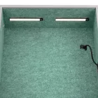 JAN NOWAK SALLY MentalBox hangszigetelt akusztikus fülke 1850 x 1150 x 400 mm, szürke-zöld
