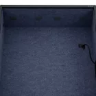 JAN NOWAK SALLY MentalBox hangszigetelt akusztikus fülke 1850 x 1150 x 400 mm, antracit-kék