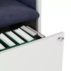 JAN NOWAK SALLY MentalBox hangszigetelt akusztikus fülke 1850 x 1150 x 400 mm, fehér-kék