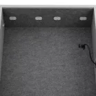 JAN NOWAK SALLY MentalBox hangszigetelt akusztikus fülke 1850 x 1150 x 400 mm, szürke-sötétszürke