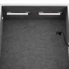 JAN NOWAK SALLY MentalBox hangszigetelt akusztikus fülke 1850 x 1150 x 400 mm, fehér-sötétszürke