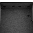 JAN NOWAK SALLY MentalBox hangszigetelt akusztikus fülke 1850 x 1150 x 400 mm, fekete-sötétszürke