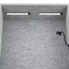 JAN NOWAK SALLY MentalBox hangszigetelt akusztikus fülke 1850 x 1150 x 400 mm, szürke-szürke