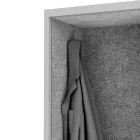 JAN NOWAK SALLY MentalBox hangszigetelt akusztikus fülke 1850 x 1150 x 400 mm, szürke-szürke
